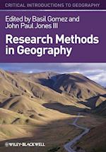 Research Methods in Geography – A Critical Introduction
