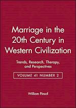 Marriage in the 20th Century in Western Civilization