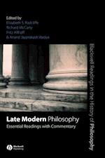 Late Modern Philosophy – Essential Readings with Commentary