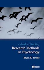 A Guide to Teaching Research Methods in Psychology