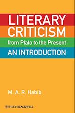 Literary Criticism from Plato to the Present – An Introduction