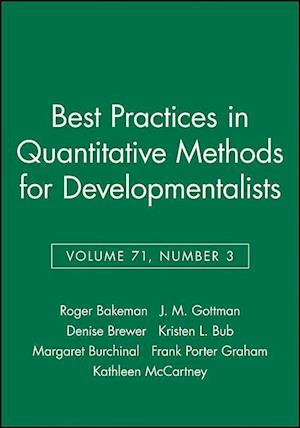 Best Practices in Quantitative Methods for Developmentalists