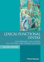 Lexical–Functional Syntax 2e