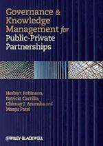 Governance & Knowledge Management for Public–Private Partnerships