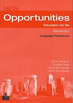 Opportunities Global Elementary Language Powerbook Pack