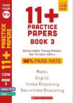 11+ Practice Papers for the CEM Test Ages 10-11 - Book 3