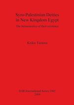 Syro-Palestinian Deities in New Kingdom Egypt