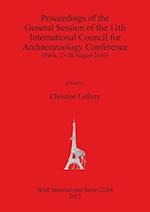 Proceedings of the General Session of the 11th International Council for Archaeozoology Conference