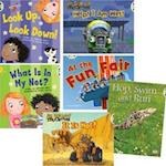 Learn at Home:Learn to Read at Home with Bug Club: Pink Pack featuring Trucktown (Pack of 6 reading books with 4 fiction and 2 non-fiction)