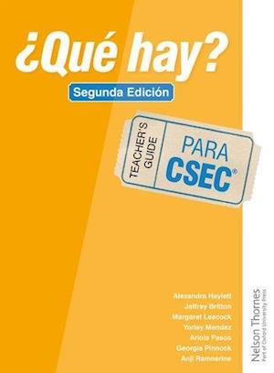 ¿Qué Hay? Teacher's Guide CSEC®