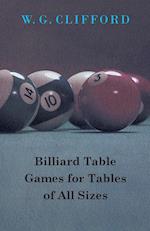 Billiard Table Games for Tables of All Sizes