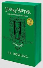Harry Potter and the Philosopher's Stone - Slytherin Edition (PB, grøn) - (1) Harry Potter