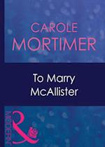 To Marry Mcallister