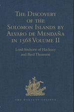 The Discovery of the Solomon Islands by Alvaro de Mendaña in 1568