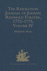 The Resolution Journal of Johann Reinhold Forster, 1772–1775