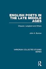 English Poets in the Late Middle Ages