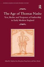 The Age of Thomas Nashe