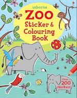 Zoo Sticker and Colouring Book