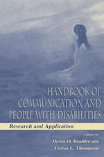 Handbook of Communication and People With Disabilities