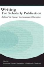 Writing for Scholarly Publication