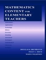 Mathematics Content for Elementary Teachers