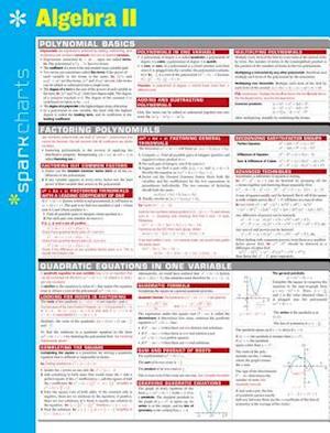 Algebra II Sparkcharts, Volume 5