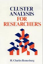 Cluster Analysis for Researchers