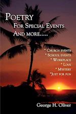 Poetry For Special Events and more.....