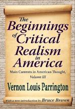 The Beginnings of Critical Realism in America