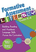 Formative Assessment for Literacy, Grades K-6