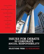 Issues for Debate in Corporate Social Responsibility