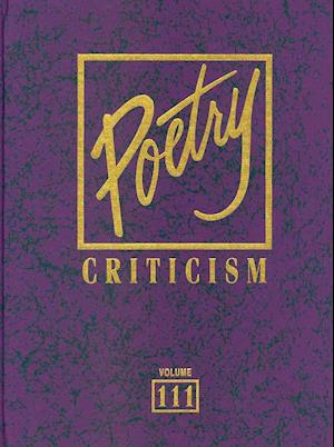 Poetry Criticism, Volume 111