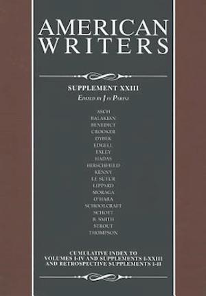 American Writers, Supplement XXIII