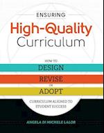 Ensuring High-Quality Curriculum