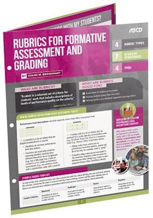 Rubrics for Formative Assessment and Grading (Quick Reference Guide)