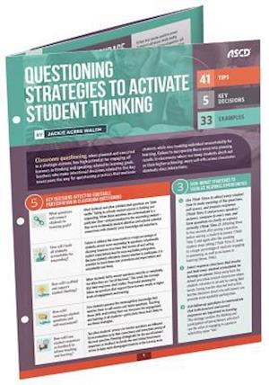 Questioning Strategies to Activate Student Thinking