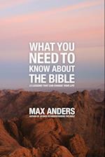 What You Need to Know about the Bible