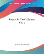 Poems In Two Volumes Vol. 2