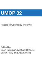 Papers in Optimality Theory III