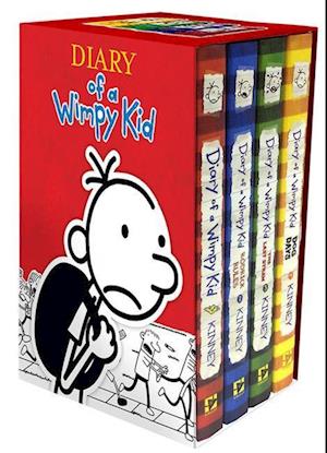 Diary of a Wimpy Kid Box of Books 1-4 Revised