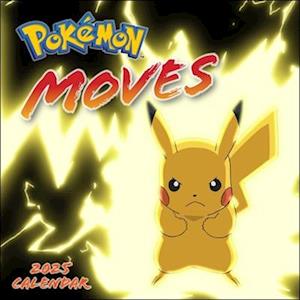 Pokémon Moves 2025 Wall Calendar