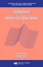 Introduction to non-Kerr Law Optical Solitons