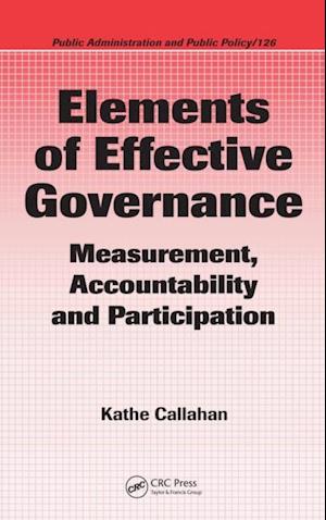 Elements of Effective Governance