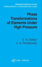 Phase Transformations of Elements Under High Pressure