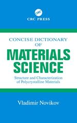 Concise Dictionary of Materials Science