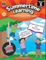 Summertime Learning Grd 5 - Spanish Directions