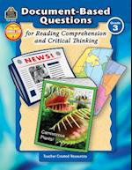 Document-Based Questions for Reading Comprehension and Critical Thinking