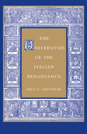 Universities of the Italian Renaissance