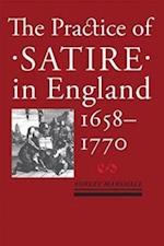 The Practice of Satire in England, 1658–1770