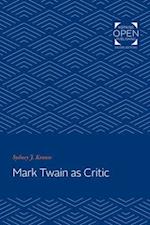 Mark Twain as Critic
